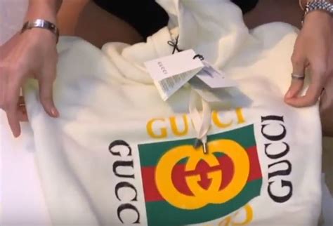 gucci unboxing hoodie